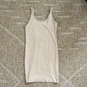 cotton:on tan soft dress new with tags size m